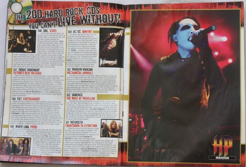 Hit Parader -200 Hard Rock CDS You Can't Live Without - magazine Mar/April 2008 - Picture 9 of 15