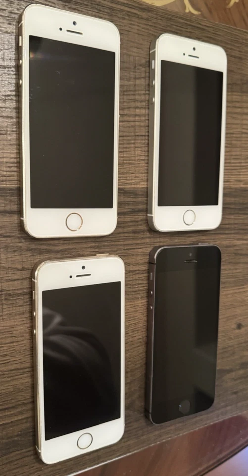 Lote de 4 Apple iPhone 5s A1533 16-32GB (GSM) desbloqueado de fábrica bom - Imagem 2 de 4