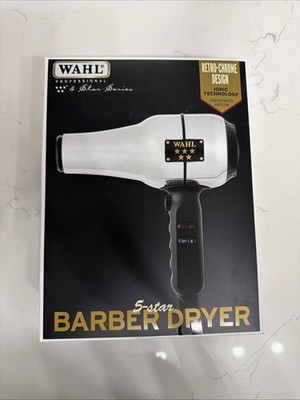 Wahl Professional - 5-Star Series Ionic Retro-Chrome Design Barber Hair Dryer 