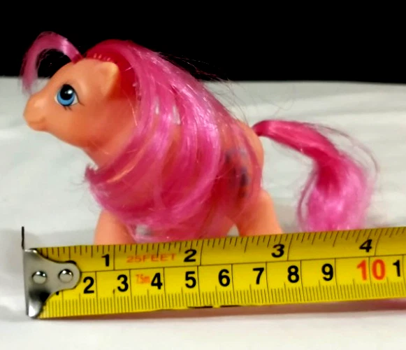 My little pony Baby Sweet Stuff cabelo rosa/rosa primeiro dente cabeça move olhos azuis - Imagem 2 de 4