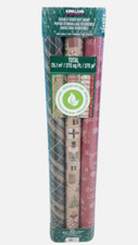 Kirkland Signature Double Sided Holiday Gift Wrap 3 Rolls 270 sq ft