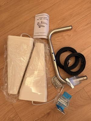 LTE Yagi Richtantenne MIMO 800 1600 2600  20 dBi - 10 Meter Kabel