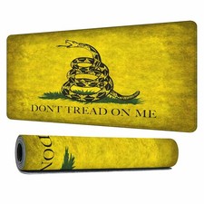 Y YIHANGBEST Gadsden Flag Mouse Pad Don't 35.4 x 15.7 inches,