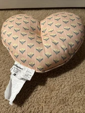 2 New Pillowfort HeartsShape Flower Reversible Decorative Pillow 15" x 12”  READ