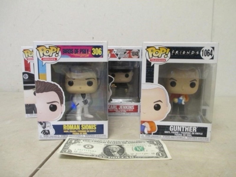 Funko Pop Lot of 5 Roman Sionis Gunther Carl Jenkins Vinyl Figures NIB Bundle