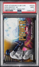 2020 STADIUM CLUB CHROME POWER ZONE GOLD REFRACTOR KEN GRIFFEY JR. 41/50 PSA 9