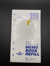VTG 1993 Mead Management Series 6-Ring Memo Book Refill 46534 Sealed NOS USA