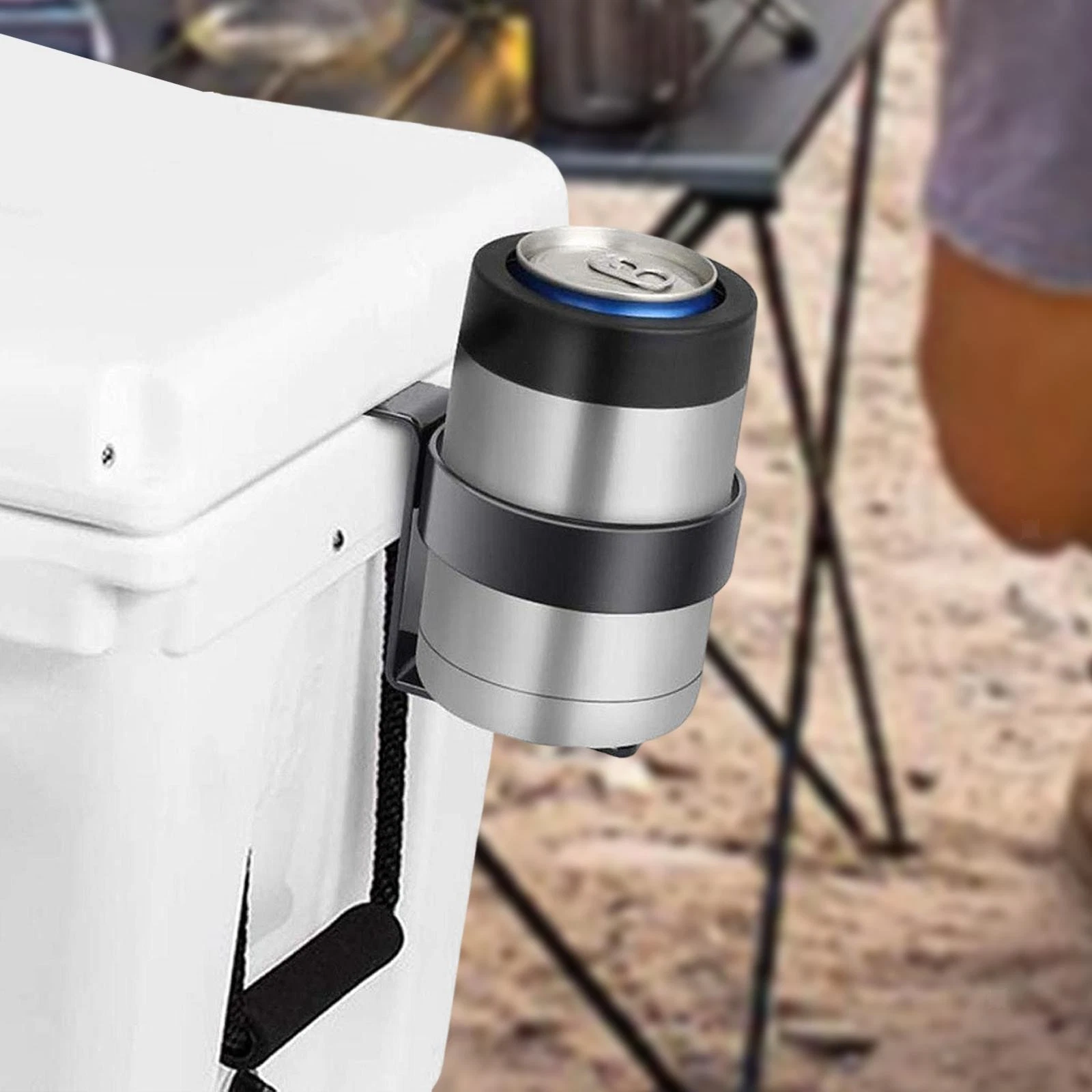 Cooler Cup Holder Outdoor Drink Organizer for Camping Fishing Multipurpose