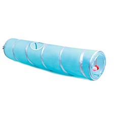 2 Way Cat Tunnel Pet Play Tube - Collapsible Tunnel for Small Pet/Cat/Kitty/D...
