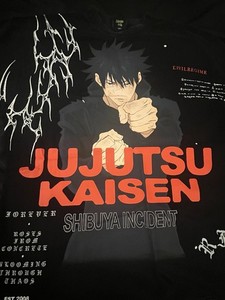 Civil Regime Jujutsu Kaisen Shibuya Incident Black T-Shirt Small