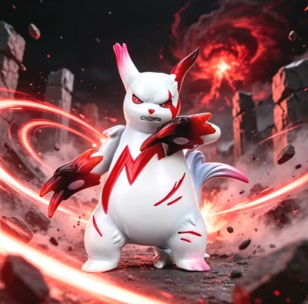 ZANGOOSE Pokemon #335 Figure - 3 Inches Tall - Brand New - by BANDAI
