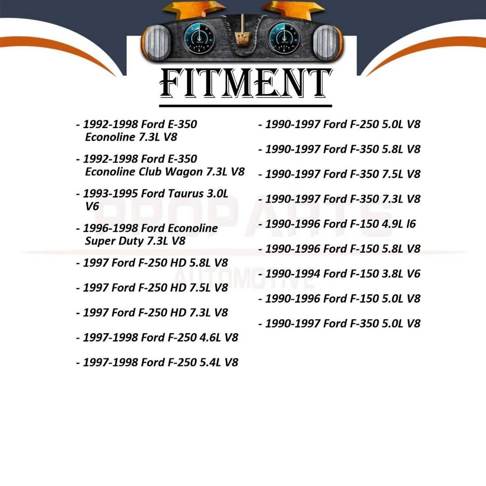 Bomba de dirección asistida 1x para 1990 1991 1992 1993 1994 1995 1996 Ford F-250 7,3 L Foto 2 de 4