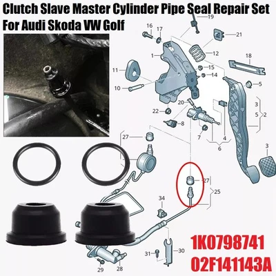 2Stück Rohrleitung Kupplung Dichtungssatz Dichtung Für VW Audi Skoda -1K0798741 - Bild 1 von 4