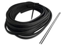 RAWLINGS/TANNERS PREMIUM LEATHER GLOVE LACE 1/4" BY 72" BLACK