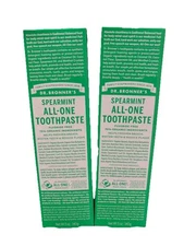 DR BRONNER'S All-One Toothpaste Spearmint 5 oz ( 2 Pack )