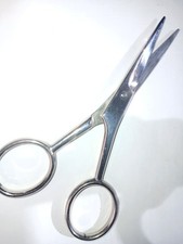Small Brow Scissors - 1 Pack Little Sharp Precise Detail Snips Made In Italy 4"