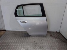 VW Golf 6 1K Bj.2009 Tür Hinten Rechts LR7L Silver Leaf Metallic