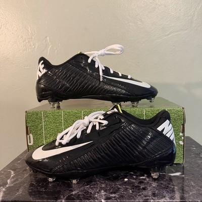 Nike Vapor Carbon Elite Strike 4 Low Detachable Football Cleats Size 10 Black