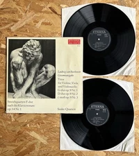 Suske-Quartett Violin Cello Beethoven Streichquartett Eterna 826107-108 Ed1 NM