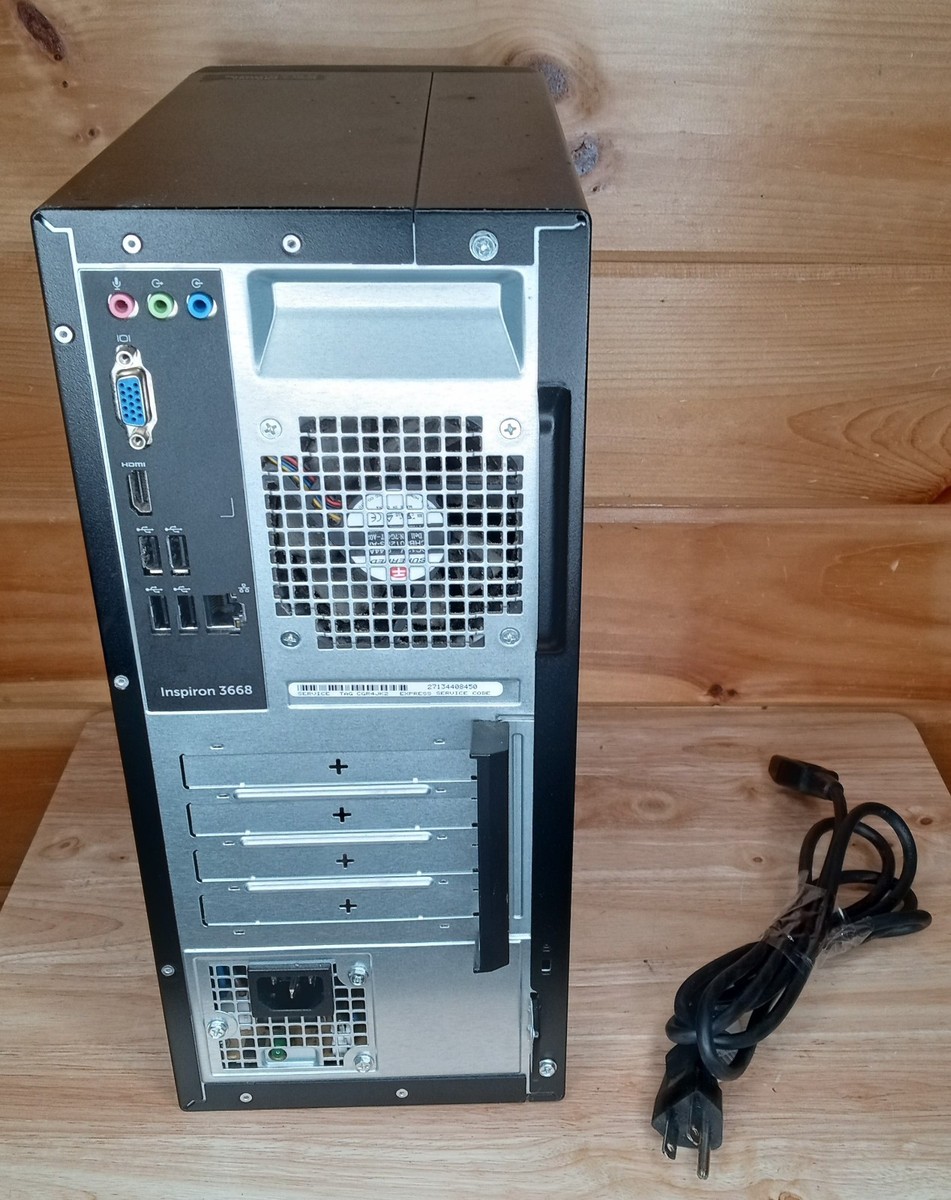 Dell Inspiron 3668 i3-7100 8GB RAM 1TB HDD Black Used | eBay