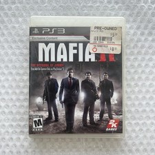 Mafia II -2 (Sony PlayStation 3, 2010) PS3 Etiqueta Negra Con Manual ENVÍO RÁPIDO