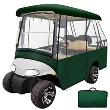 Golf Cart Enclosure 2 2 Drivable Rain Cover Short Roof for EZGO, Club Green