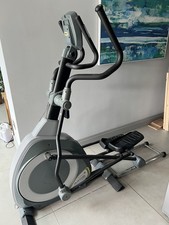 Electric Elliptical Cross Trainer with Console Display, Black/Grey