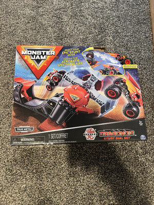 MONSTER JAM BAKUGAN DRAGONOID STUNT DIAL SET 1:64 SCALE SPIN MASTER NEW