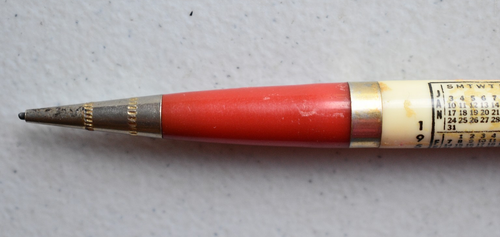 1954 Mechanical Calendar Pencil International Harvester Implement Bainbridge OH - Picture 3 of 7