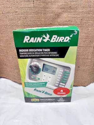 Rain Bird SST400IN Indoor Sprinkler/Irrigation System 4 Zones*Box Damage