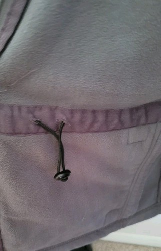 Vintage Danbury Mint PUG Fleece Zip Up Jacket Slate Blue L, Adorable Details - Picture 12 of 16