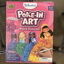 Art  Craft Activity - Poke-in Art Magical Princesses Mess-Free Art for Kids ...