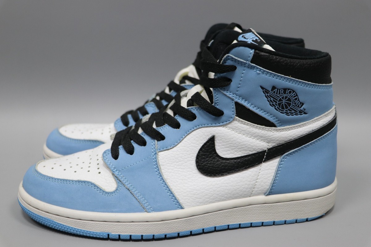 【USED】Nike Air Jordan 1 High OG AIR JORDAN 1 Retro OG Used High-Top Sneakers Blue/White Leather