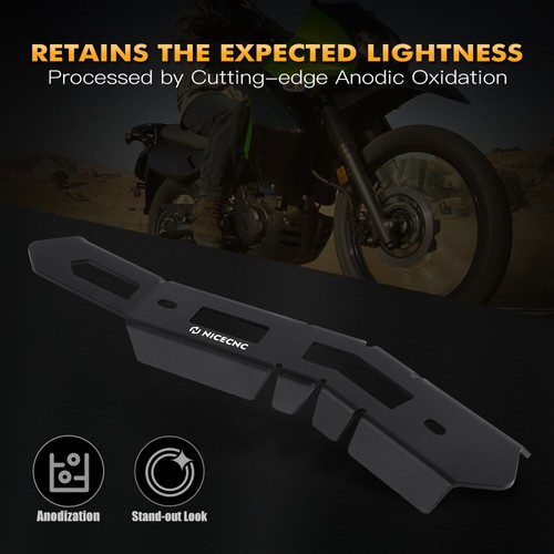 NICECNC Silencer Header Pipe Guard Cover For Kawasaki KLR 650 2008-2018 Aluminum - Picture 5 of 14