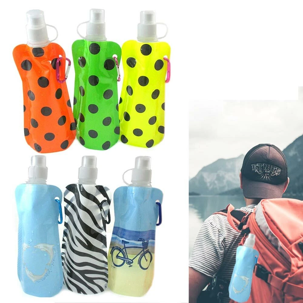 ATB 6 Water Canister Bottles Flexible Collapsible Foldable Reusable Bag BPA Free