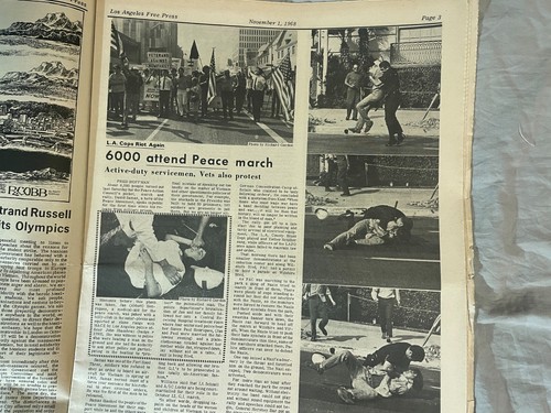 Los Angeles Free Press Nov 1968 Velvet Underground Concert MC5 Black Panthers - Picture 2 of 7