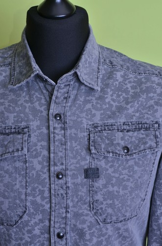 G-Star Mens Landoh Shirt L/S Size Small - Foto 2 di 5