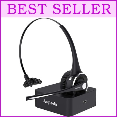 Comfortable Wireless Headset for Office Use with Noise Isolation & 15 Hours Talk