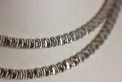 アクセサリー GLITTER JEWELRY 5mm chain 50cm Stunning Sterling Silver 5mm Glitter Chain 30