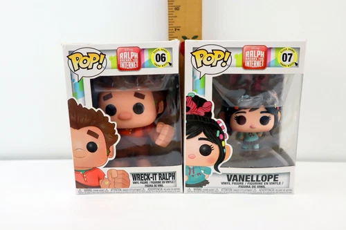 Funko Pop! Lot of 2 - Wreck-It Ralph #06 & Vanellope #07 New in Box