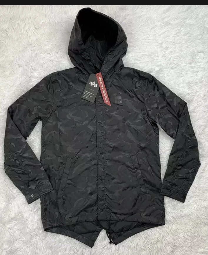Alpha industries rain jacket discount