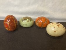 Vintage Hand Painted Floral Ceramic Easter Eggs Egg Four 4 