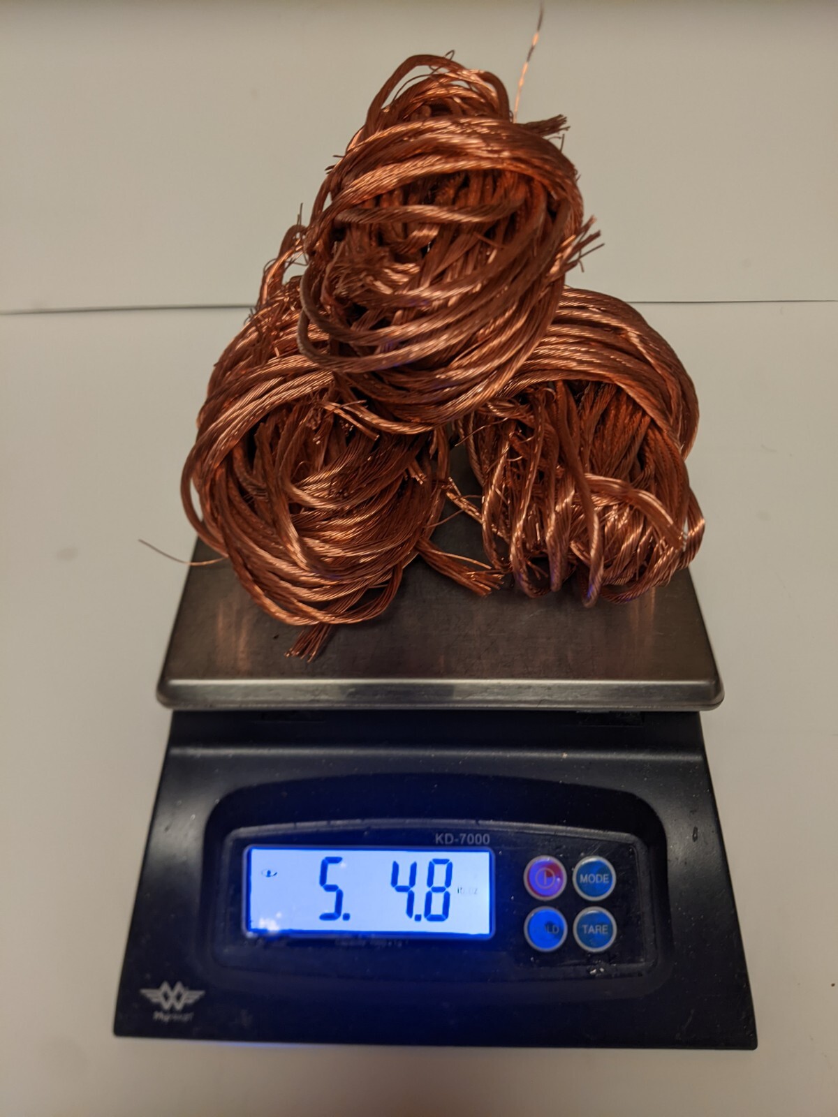 5Lbs Scrap Copper Wire Bare Bright eBay