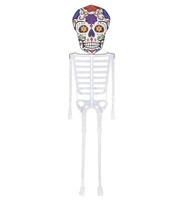 Hearthsong® Skull Kite - Children's Kite, 13'l, In Sugar Skull on sale Hearthsong® Skull Kite - Children's Kite, 13'l, In Sugar Skull on sale