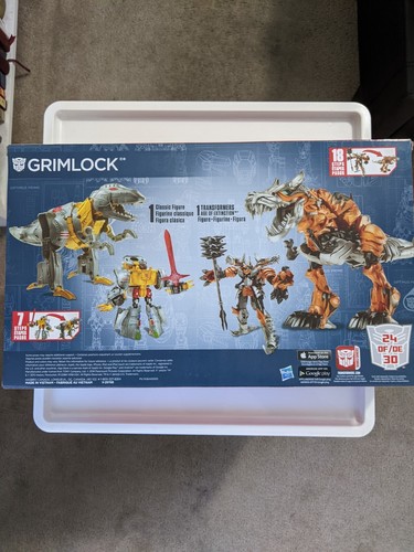**BRAND NEW** Transformers Age of Extinction Grimlock Evolution 2 Figure Set - Picture 2 of 6