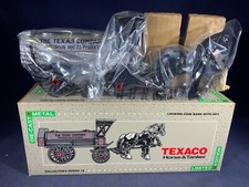 H5-77 ERTL DIE CAST - TEXACO HORSE AND TANKER - TEXACO PETROLEUM - NIB