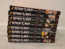 DEMON SLAYER Kimetsu No Yaiba Manga Volume 1-8 English Comic (check description)