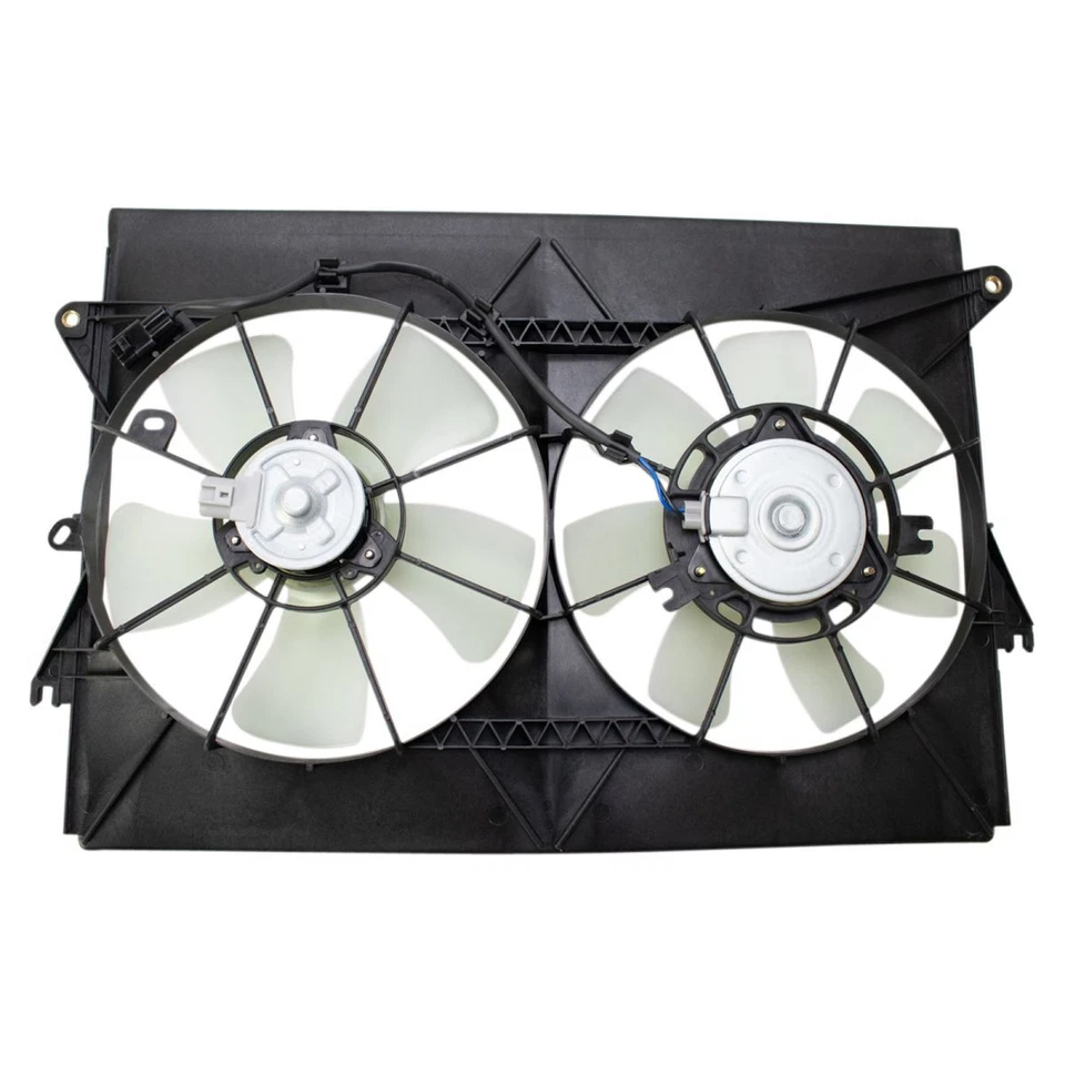 Nuevo conjunto de ventilador de refrigeración de aire acondicionado de doble radiador para Scion TC 2005-2010 2,4 L Foto 4 de 4