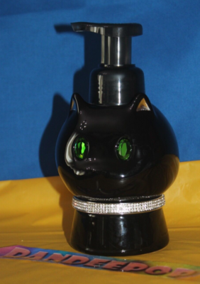Halloween Black Cat Foam Soap Dispenser - 500ml Automatic Pump With 3D Paw Foam For Kitchen & Bathroom