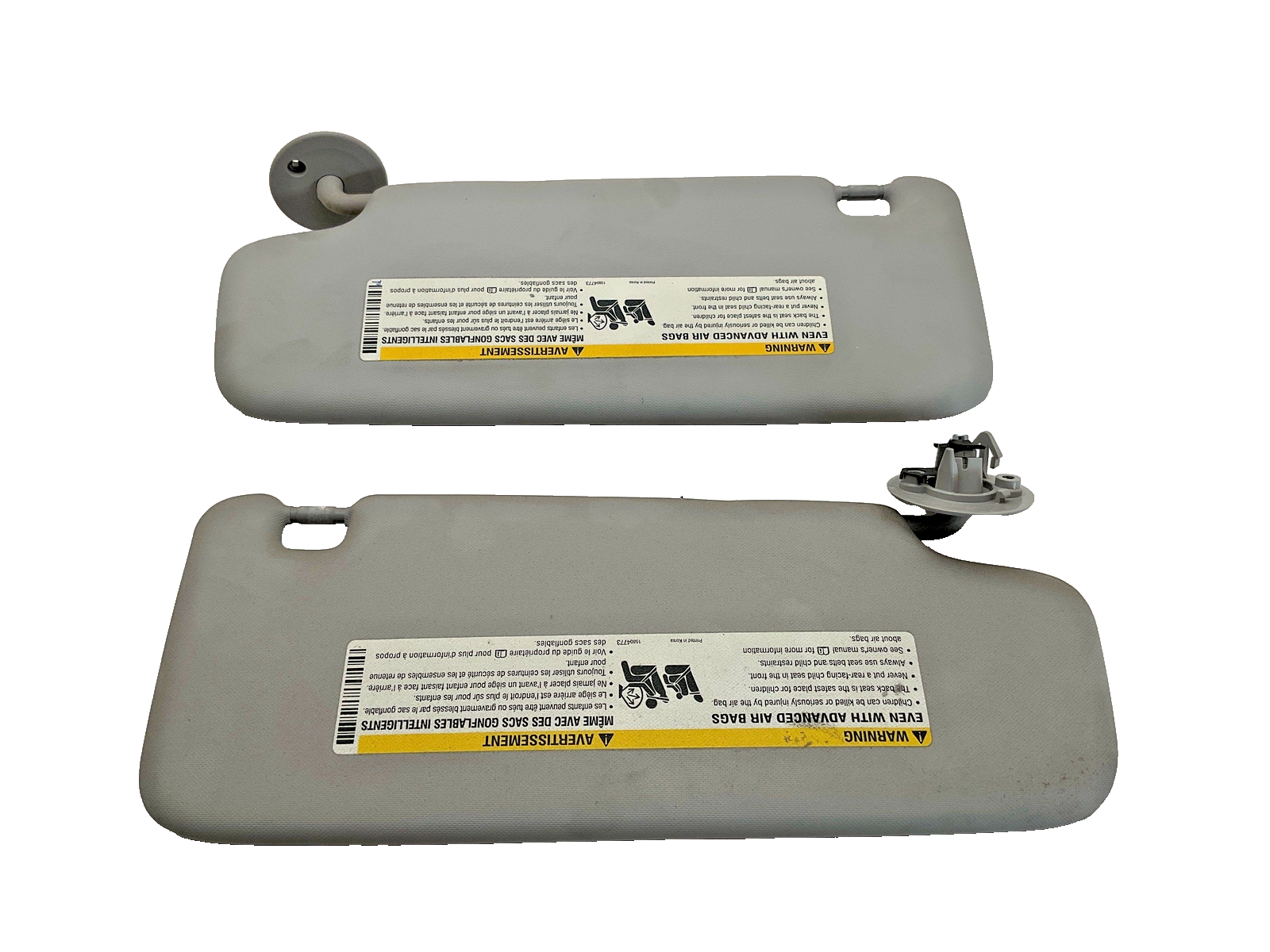 2013-2016 CHEVY SPARK Sun Visors OEM Sold As A Pair both Left and Right